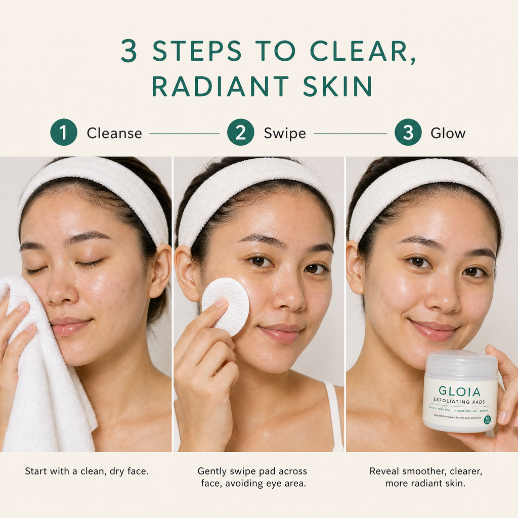 Gloia Exfoliating Pads