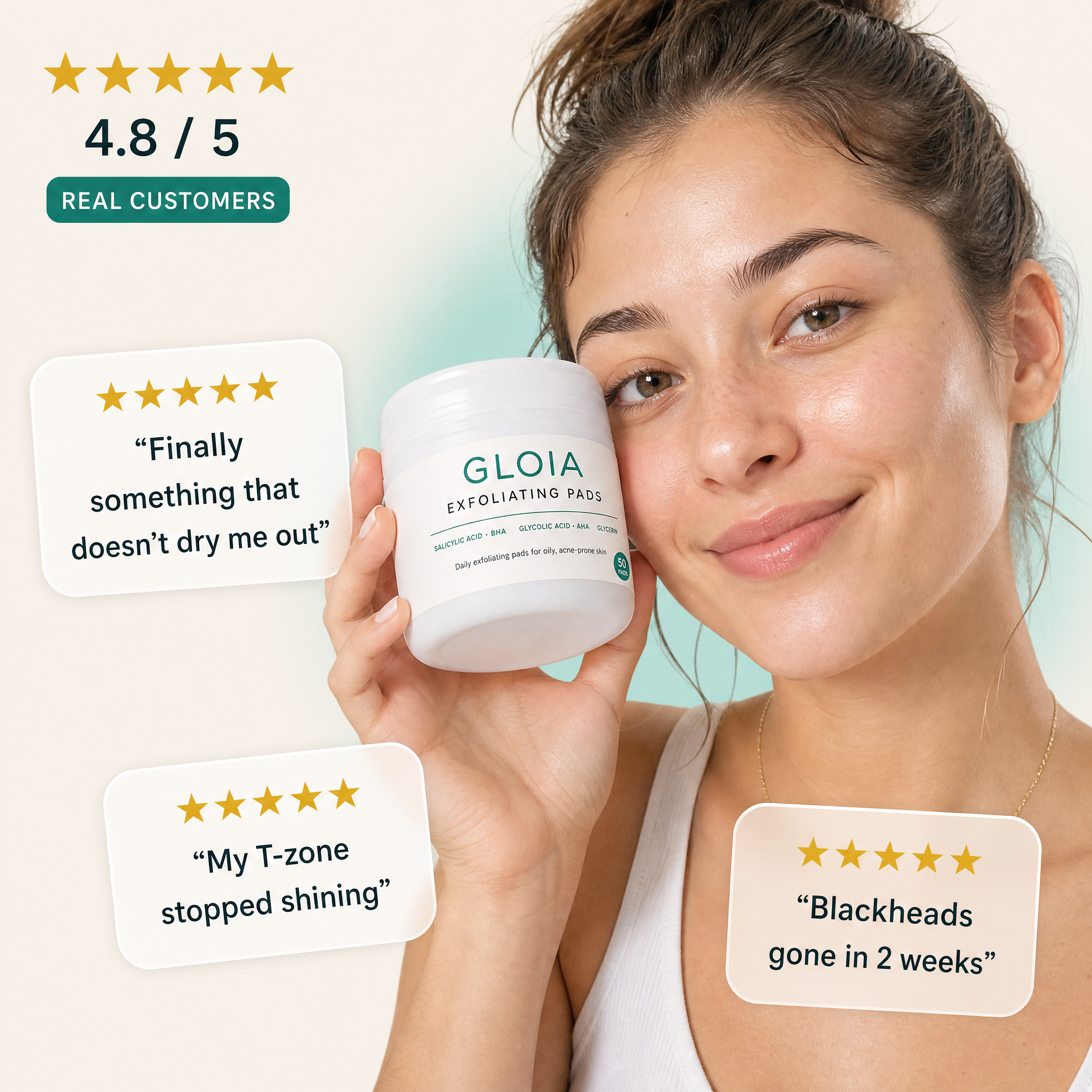 Gloia Exfoliating Pads